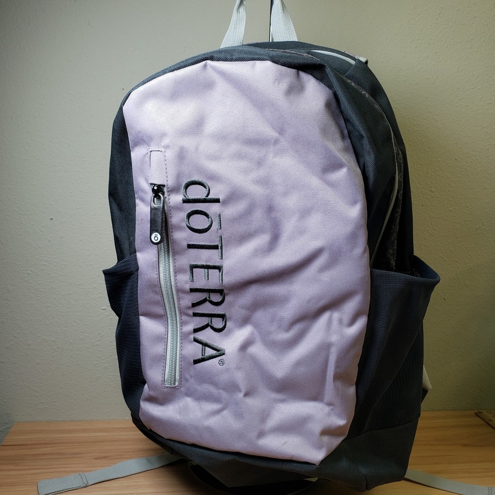 Doterra Essential Oil Convention Backpack Light Purple Gray Granola Girl